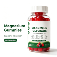 Gummies de glycinate de magnésium format voyage pour le sommeil, à emporter