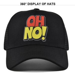 Casquette de baseball personnalisée en gros Loq Moq, casquette bicolore avec dos en maille, casquettes de baseball Oh No Trucker - Product Image 2