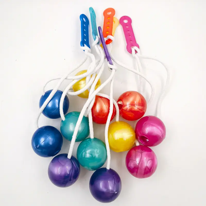 AF Hot Selling Wholesale Anti Stress Relief Toys Kids Sound Maker Pro Clackers Balls Led Light Up Click Clack Toy Lato Lato Toys