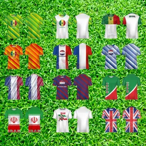 Özel erkek futbol forması eğitim kulübü hızlı kuru orijinal futbol giyim kulübü üniformaları toptan futbol formaları erkekler T shirt