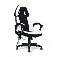Chaise de travail pivotante en cuir Pu de bureau ergonomique réglable à dossier haut avec accoudoirs canapé de patron d'ordinateur de bureau