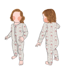 热销高品质个性简约精品竹子敞篷婴儿睡衣儿童双向拉链 - Product Image 6