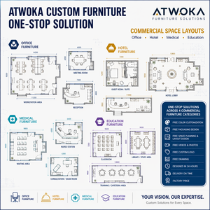 ATWOKA Cabina Acustica Singola con Schermo Privacy in Tessuto, Scrivania Integrata e Vano Laterale per Uffici <span class=keywords><strong>Open</strong></span> Space - Product Image 5