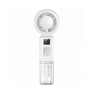 Ventilateur portable personnel 2026 avec brumisateur, rechargeable 2000 mAh, en plastique, pour intérieur/extérieur, humidificateur de bureau - Product Image 1