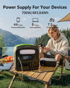 สถานีไฟฟ้าพกพา 700W 483.84Wh แหล่งพลังงานสำรองสำหรับบ้าน NEWSMY N7576 - Product Image 5