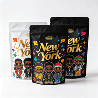 Sachets Doypack refermables en Mylar avec logo personnalisé imprimé pour l'emballage alimentaire, le stockage de snacks et les marques de petites entreprises