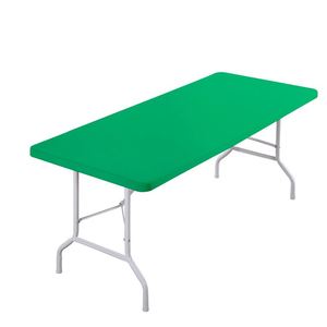 Manteles de Spandex Rectangulares para Exteriores al por Mayor, Cubiertas Elásticas Ajustables de Poliéster para Mesa, para el Hogar - Product Image 3