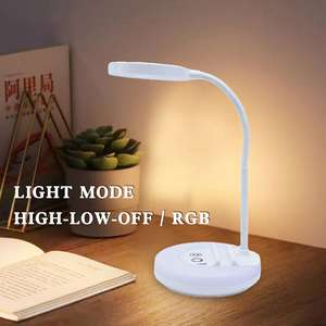 Meilleure vente lampe de table moderne sans fil rechargeable rgb led pour la lecture lampe de bureau de luxe avec chargeur sans fil pour bureau d'étude - Product Image 3