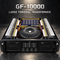 Amplificateur de puissance professionnel 2U 4 canaux classe H 4x1000W pour événements extérieurs, DJ, scène, équipement sonore PA
