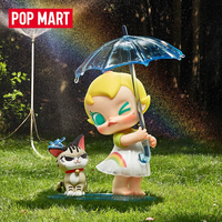 Figurines authentiques POP MART Baby Molly & Baby Tabby Series Blind Box, adorable figurine Baby Molly avec chaton, mini jouet artistique