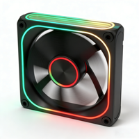 Ventilador de PC AntarcChill ARGB de 120 mm con Control PWM, 5V 3 Pines, RGB Direccionable, para Refrigeración de CPU y Caja de PC Gaming, Alto Flujo de Aire