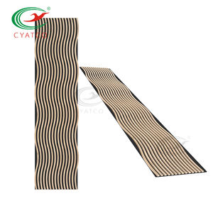 Décoration personnalisée Allotype latte <span class=keywords><strong>de</strong></span> <span class=keywords><strong>bois</strong></span> panneau acoustique en chêne panneau mural en <span class=keywords><strong>bois</strong></span> panneaux muraux insonorisés pour la maison - Product Image 5