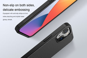 เคสโทรศัพท์คาร์บอนไฟเบอร์ <span class=keywords><strong>Nillkin</strong></span> สำหรับ <span class=keywords><strong>iPhone</strong></span> <span class=keywords><strong>13</strong></span>/<span class=keywords><strong>iPhone</strong></span> <span class=keywords><strong>13</strong></span> pro/ <span class=keywords><strong>iPhone</strong></span> <span class=keywords><strong>13</strong></span> Pro Slim PC TPU - Product Image 4