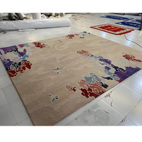Tapis chinois ou 100% laine de nouvelle-zélande, mur à mur, véritable laine