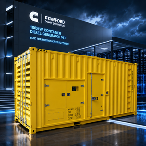 Generador Diésel Contenerizado de 1000kw Directo de Fábrica, Motor Cummins, Alternador Stamford, OEM Personalizado, Insonorizado para Datos - Product Image 1