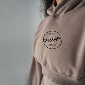 Sudadera Informal de Invierno para Mujer, con Bolsillos de Algodón, Estilo Urbano, con Capucha, Logotipo Personalizado, Conjunto Deportivo, Venta al Por Mayor del Fabricante - Product Image 6