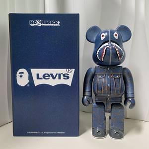 Vente en gros d'usine, jouets à la mode, BAPE Bearbrick 400%, figurines en ABS, édition collector, emballage en boîte couleur, décoration d'intérieur - Product Image 5