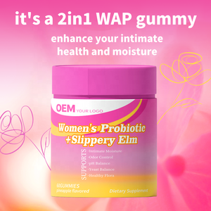 Gomitas Probióticas para Mujeres al por Mayor OEM + Gomitas de Olmo Líquido para Mujeres, Suplementos Herbales para el Equilibrio del pH - Product Image 2