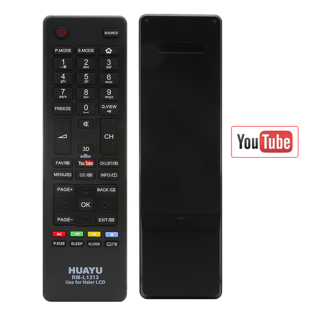 HUAYU RM-L1313 Infrared Easy Setup Replacement Remote Control for Hisense Smart TV