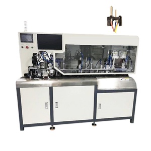Automatic French <b>3pin</b> Cable Power <b>Plug</b> Insert Crimping Machine - Product Image 2