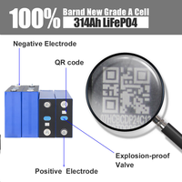 Stock UE Gotion 314ah Higee 314ah Lifepo4 Cornex 314ah Cellule de batterie Grade A avec 12000 cycles pour le stockage d'énergie solaire