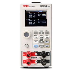 UNI-T เครื่องทดสอบโหลดอิเล็กทรอนิกส์สำหรับทดสอบแหล่งจ่ายไฟกระแสไดนามิกสูง UTL8211+ 20A/UTL8212+ 40A เครื่องมือทดสอบ - Product Image 1