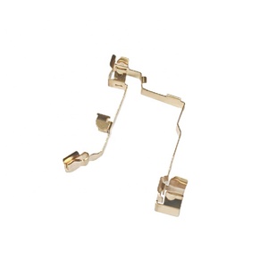 Chính xác chuyển đổi ổ cắm điện 1 gang 8 pin ổ cắm kim loại Brass bộ phận ổ cắm skd nối địa chỉ liên lạc - Product Image 6