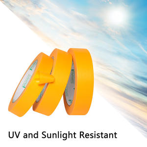 Cinta Adhesiva para Pintores UJANG, Resistente a los Rayos UV por 7 Días, Cinta de Papel Washi Amarilla para Delimitar Líneas Nítidas en Paredes, para Pintar Paredes y Madera - Product Image 3