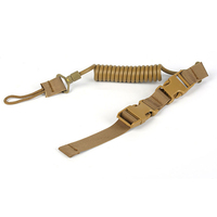 Sangle tactique élastique à ressort pour la chasse avec dégagement rapide, réglable, équipement de combat à deux points