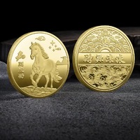Fabrication Faites Votre Propre Pièce Souvenir Pas Cher Conception Personnalisée Logo Gravé Blanc Métal Plaqué Argent Trèfle à Quatre Feuilles Pièce porte-bonheur