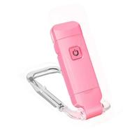 Luz de libro recargable por USB LED ultraligera 200mAh batería integrada silicona Clip ajustable en luz de libro