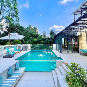 हुआसुइट 20 मिमी 50 मिमी 300 मोटी कस्टम गैर पीले आयताकार एल आकार ऐक्रेलिक स्विमिंग पूल के लिए खोल किनारे पैनल - Product Image 4