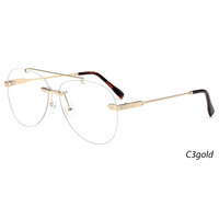 Gafas de Metal Modernas y a la Moda de FEROCE China, Monturas Ópticas de Vidrio, Nuevo Diseño