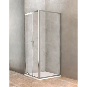 SMERALDA Accesorios interiores Pared fija Cromo Vidrio transparente 73-77 - Product Image 5