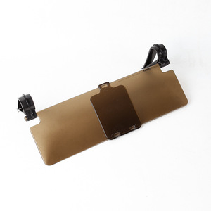<b>Car</b> Sun <b>Visor</b> 29.5x9.5Cm Anti-glare Mirror Front Windshield Shade Universal Plastic Buckle Installation - Product Image 3