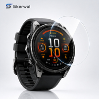 Kaca Film HD Clear Blue Light 9H Kompatibel dengan Garmin Fenix 8 E Pro AMOLED MicroLED Pelindung Layar Kaca Tempered