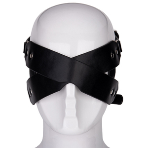 Masque pour les yeux croisé en similicuir, jouet sexuel érotique BDSM, bandeau pour femmes, hommes, adultes, couples, jouets fétichistes extrêmes, SM - Product Image 3