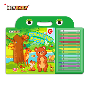 Libro da Colorare Portatile per Bambini con Manico e Pastelli |   Blocco da Disegno da 30 Pagine per l'Apprendimento Precoce <span class=keywords><strong>dei</strong></span> Bambini |   Certificato CE - Product Image 2