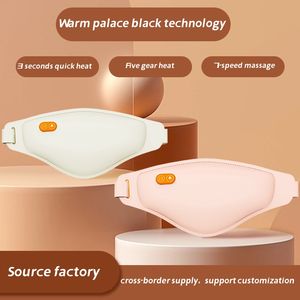 Nuevo producto, de doble cara compresa caliente, pantalla táctil <span class=keywords><strong>Digital</strong></span>, masajeador de terapia de período menstrual con vibración inalámbrica - Product Image 4