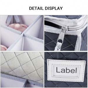 Boîte de rangement pour vaisselle en tissu de lin, vente chaude 2022, fournie directement par l'usine - Product Image 3