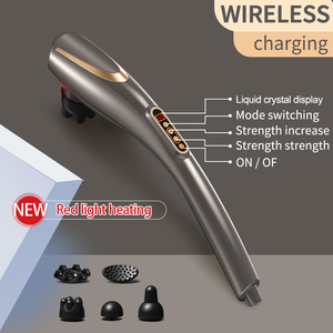 Martillo de Masaje Vibratorio Portátil Recargable Inalámbrico, Herramienta de Masaje Eléctrico Multifuncional para la Espalda y el Cuerpo - Product Image 5