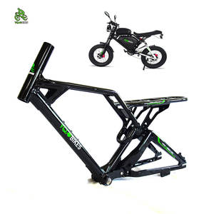 Marco de <span class=keywords><strong>bicicleta</strong></span> eléctrica DIY Precio de piezas adultos abandono 175mm 20 pulgadas Ebike marco 6061 aluminio MTB SUSPENSIÓN COMPLETA para Fatbike - Product Image 1