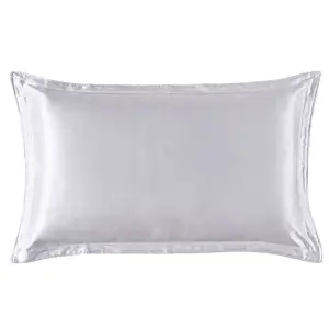 Widely Used Made In China Hotel Use Zipper Closure Solid Color Silk Pillow Case 100% Pure