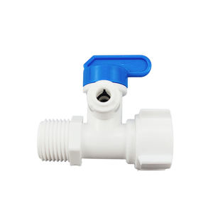 Tee Mini Nhựa Bóng Van 1/4 3/8 Hose Khớp Nối Nhanh Chóng 1/2 Nam 3 Cách Vòi Nước Lọc Nước Tap Kết Nối - Product Image 2