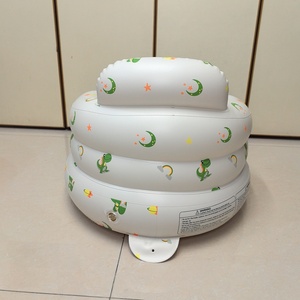 EN-71 PVC Hot Wholesale <b>Inflatable</b> Baby Seat Feeding Infant Support Seat Summer Toddler Bath Chair Travel <b>Inflatable</b> Kids <b>Sofa</b> - Product Image 6