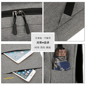 Ensemble personnalisé de 3 pièces Sac à dos pour ordinateur portable Grande capacité Sac à dos pour ordinateur portable imperméable - Product Image 3