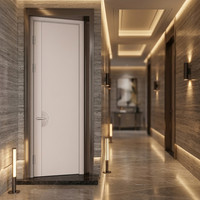 Porte en bois stratifié ignifuge MDF au design moderne pour projets hôteliers - Prix compétitif
