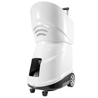Lanzador de Pelotas de Tenis Automático Compatible con IOS/Android, Controlado por Aplicación, Equipo de Entrenamiento Robótico con Alimentador Automático de ABS