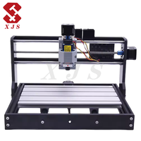 CNC 3018 Pro GRBL contrôle bricolage hors ligne Mini CNC Machine 10 pièces Kit de coupe de fraise en bout et 3 axes Pcb fraiseuse bois routeur