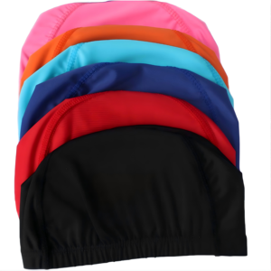 Bonnet de bain en nylon doux pour femmes et hommes - Ajustement sûr et antidérapant - Product Image 4